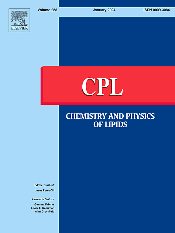 Go to journal home page - Chemistry and Physics of Lipids